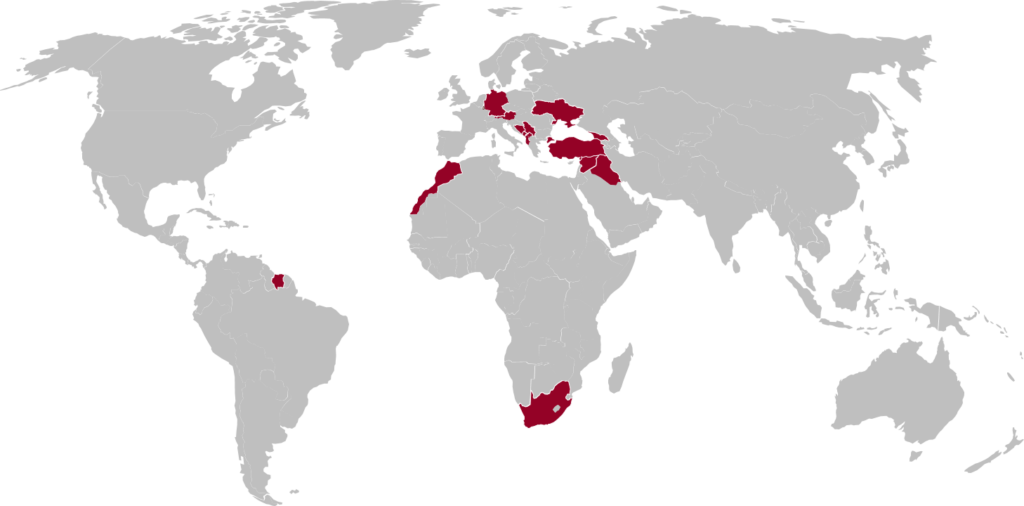 Global 24 - World map